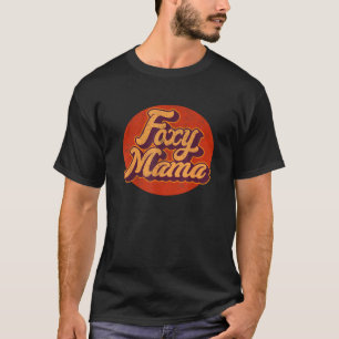T-shirt les années 70 Retro Vintage Foxy Mama 60s 80s Fête