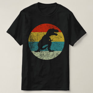 T-shirt les années 70 silhouette vintage rétro trex
