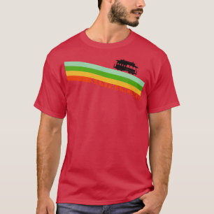 T-shirt les années 70 Style San Francisco Trolley Stripe