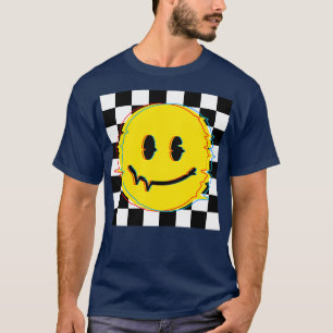 T-shirt les années 70 Vintage Smiley Glitch