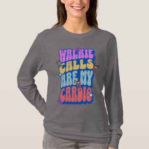 T-shirt Les Appels Retro De L'Enseignant Sont Mon Cardio F