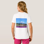 T-shirt Les arbres et fleurs du Mont Fuji (Dos entier)