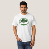 T-shirt Les arbres font un monde de différence Les hommes (Devant entier)