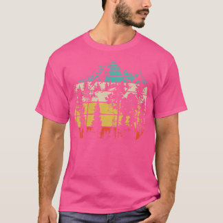 T-shirt Les arbres sauvages en plein air Nature Retro Fore