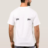 T-shirt Les ARMES À FEU (Dos)