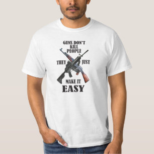 T-shirt Les armes à feu ne tuent pas des personnes