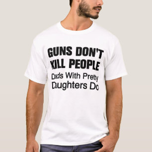 T-shirt Les armes à feu ne tuent pas la pièce en t de