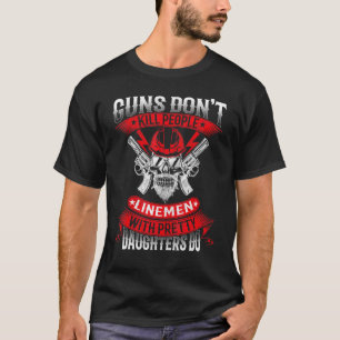 T-shirt Les Armes À Feu Ne Tuent Pas Les Gens Lien Avec Un