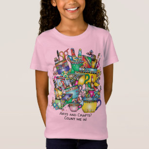 T-Shirt Les arts et l'artisanat me comptent ! Enfants amus