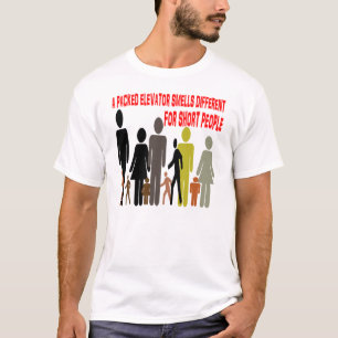 T-shirt Les ascenseurs sentent différemment pour les PERSO