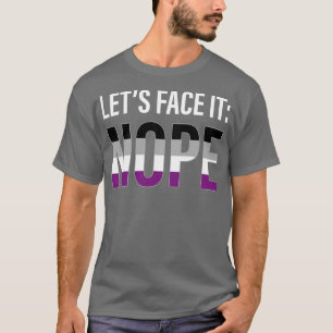 T-shirt Les Asexués font face non pas Ace Asexuality LGBTI