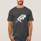 T-shirt Les asse'étant poussé, les porcs volent (Devant)