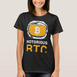 T-shirt Les astronautes Bitcoin célèbre Astronaut BTC Cryp
