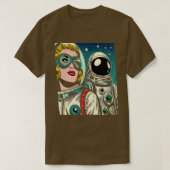 T-shirt Les astronautes de l'art dans l'espace (Design devant)