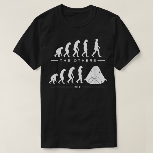 T-shirt Les autres et Me Evolution Blobfish (Design devant)