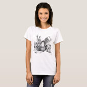 T-shirt Les aventures d'Alice au pays des merveilles (Devant entier)