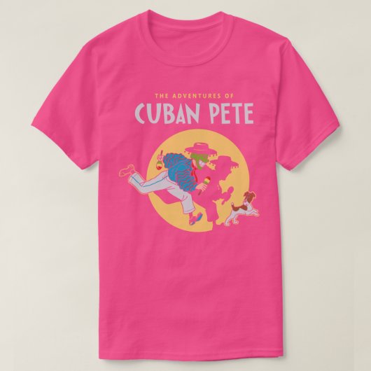 T-shirt Les aventures de Pete Cubain (Design devant)