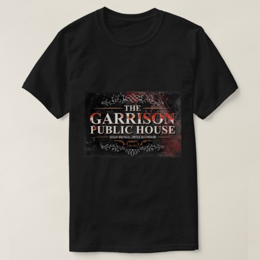 T-shirt Les Aveugles de pointe - La garnison (Design devant)