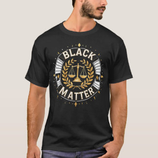 T-shirt Les Avocats Noirs Comptent African American Pride 