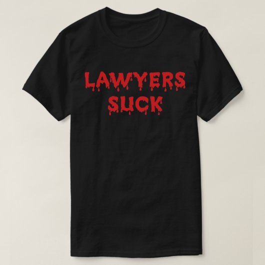 T-shirt Les avocats sont nuls (Design devant)