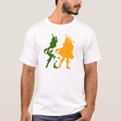 T-shirt Les Bagpipers de l'Irlande (Devant)