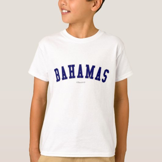 T-shirt Les Bahamas (Devant)