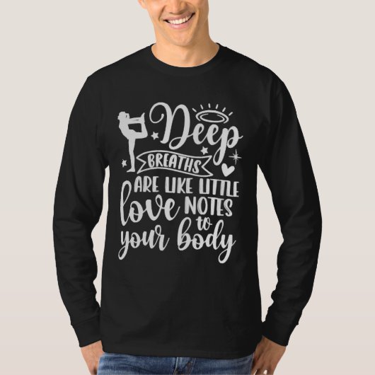 T-shirt Les Bains Profonds Sont Comme De Petites Notes D'A (Devant)