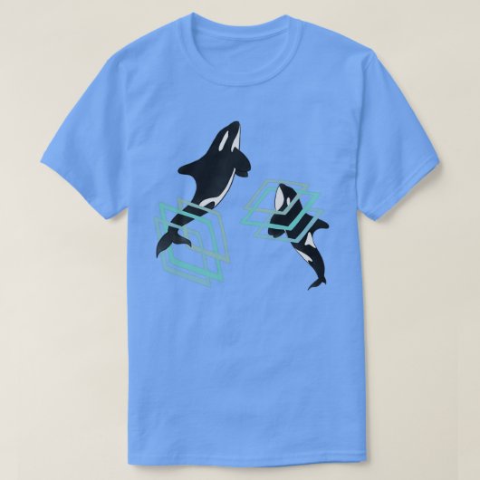 T-shirt Les baleines (Design devant)