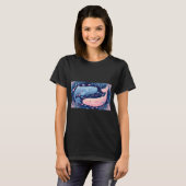 T-shirt Les baleines nagent ensemble de manière créative (Devant entier)