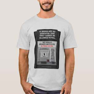 T-shirt Les banques devraient être des services collectif
