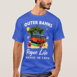T-shirt Les Banques Extérieures Pogue Life Paradise On Ear