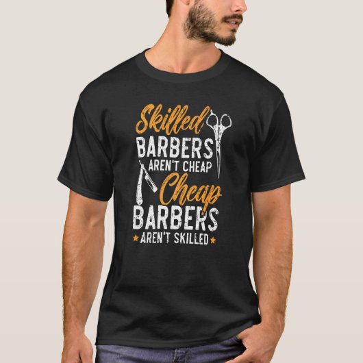 T-shirt Les Barbiers Compétents ne sont pas des Barbiers p (Devant)
