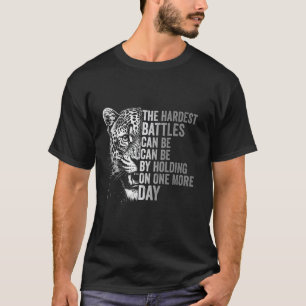 T-shirt Les batailles les plus dures peuvent être gagnées