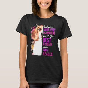 T-shirt Les beagles sont la meilleure amie d'une fille Mam