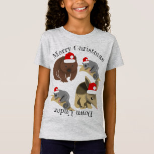 T-Shirt Les bébés animaux de Noël australiens