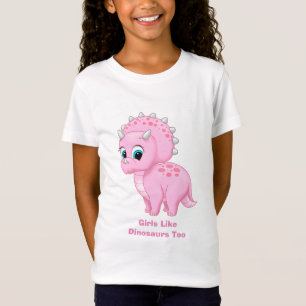 T-Shirt Les Bébés Tricératops De Filles Comme Les Dinosaur