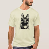 T-shirt Les bergers allemands gouvernent ma maison (Devant)