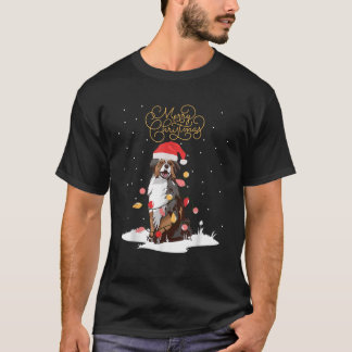 T-shirt Les bergers australiens Joyeux Noël Aussie Noël C