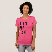 T-SHIRT LES-BI-AN (Devant entier)