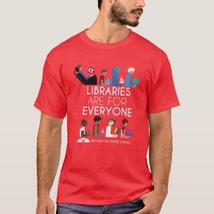 T-shirt Les bibliothèques sont pour tous