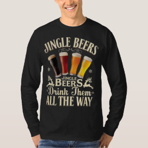 T-shirt Les Bières Jingle Les Boivent Tout À Fait Drôle Bo