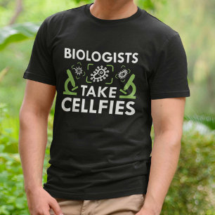 T-shirt Les biologistes prennent des cellules