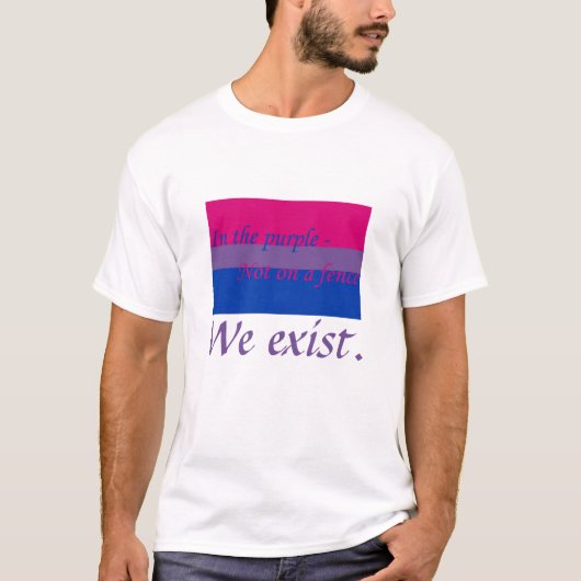 T-shirt Les Bisexuals existent (Devant)