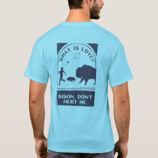 T-shirt Les bisons ne me font pas de mal