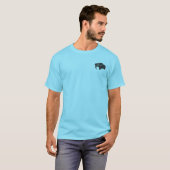 T-shirt Les bisons ne me font pas de mal (Devant entier)