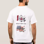 T-shirt Les bleus… joués des deux côtés (Dos)