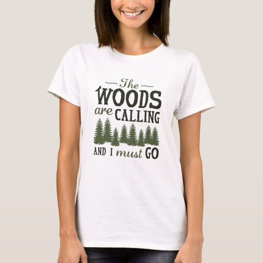 T-shirt Les Bois Appelent (Devant)