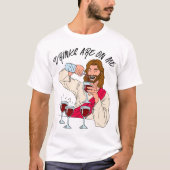 T-shirt Les Boissons Sont Sur Moi (Devant)