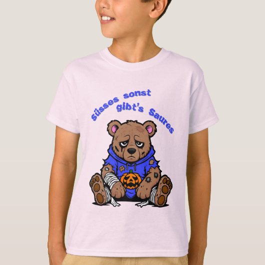 T-shirt Les bonbons, c'est la sauce (Devant)
