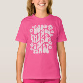 T-shirt Les bonnes choses prennent du temps Fleurs rétro (Devant)